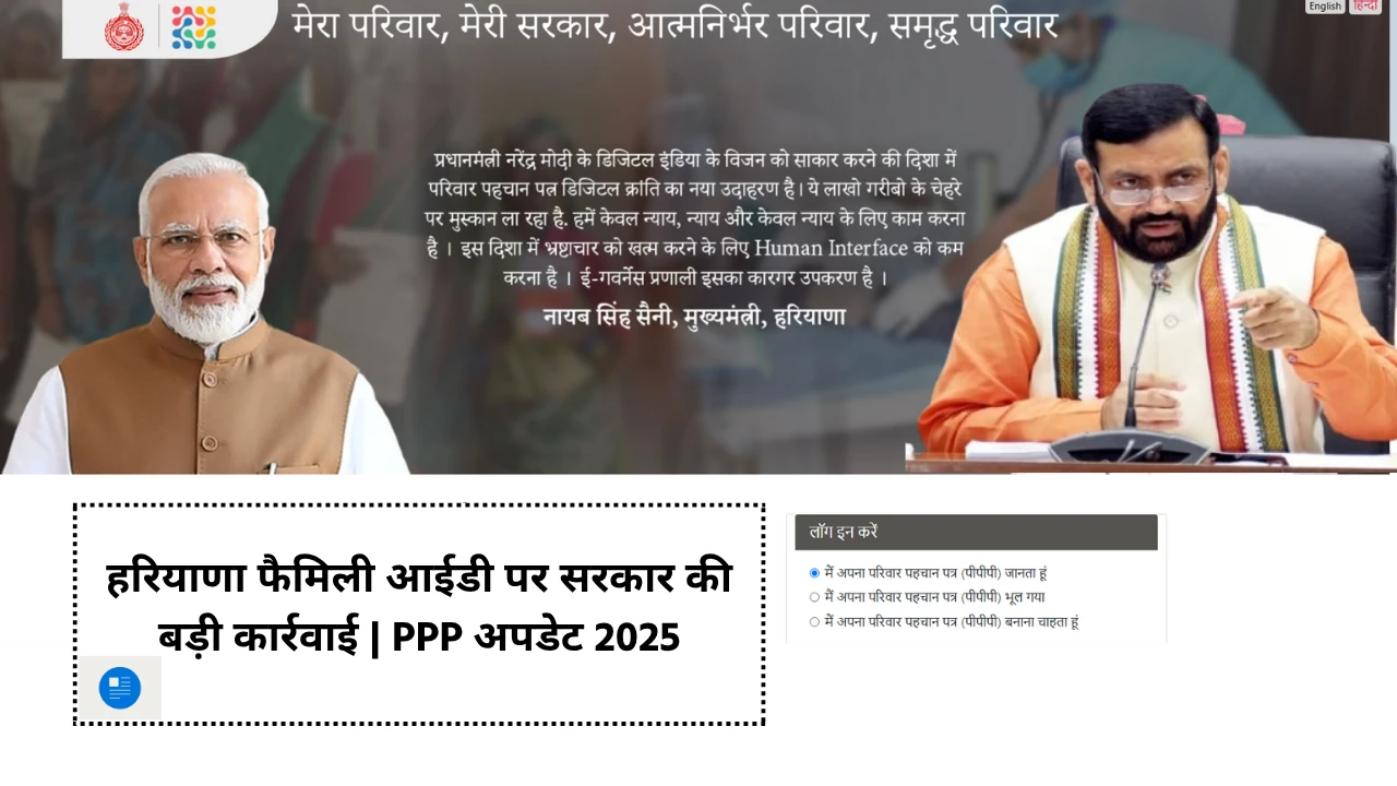 Parivar Pehchan Patra New Update 2025