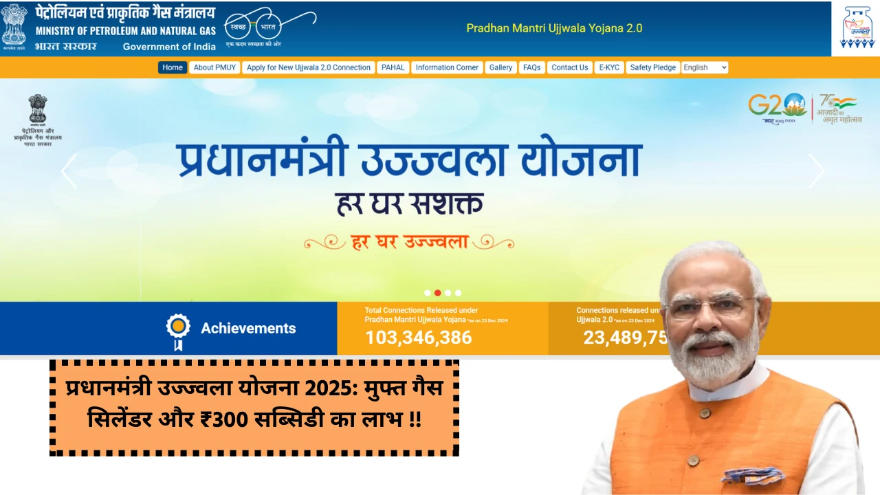 pradhan-mantri-ujjwala-yojana-2025-benefits-of-free-gas-cylinder-and-300-subsidy