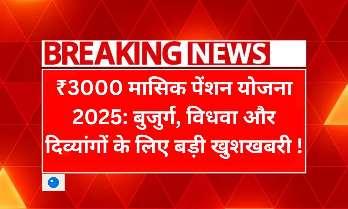 Senior Citizen Pension New Update 2025